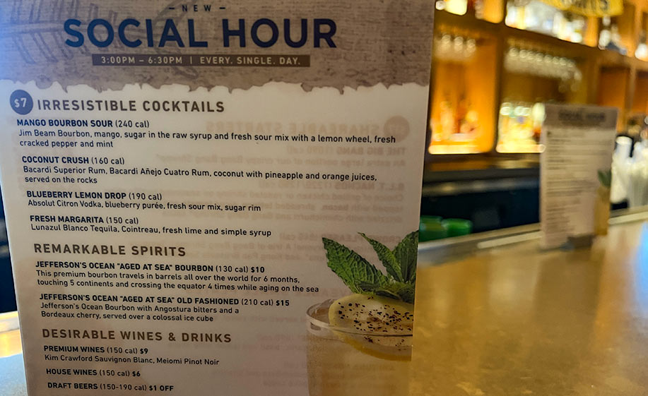 Bonefish Grill social hour