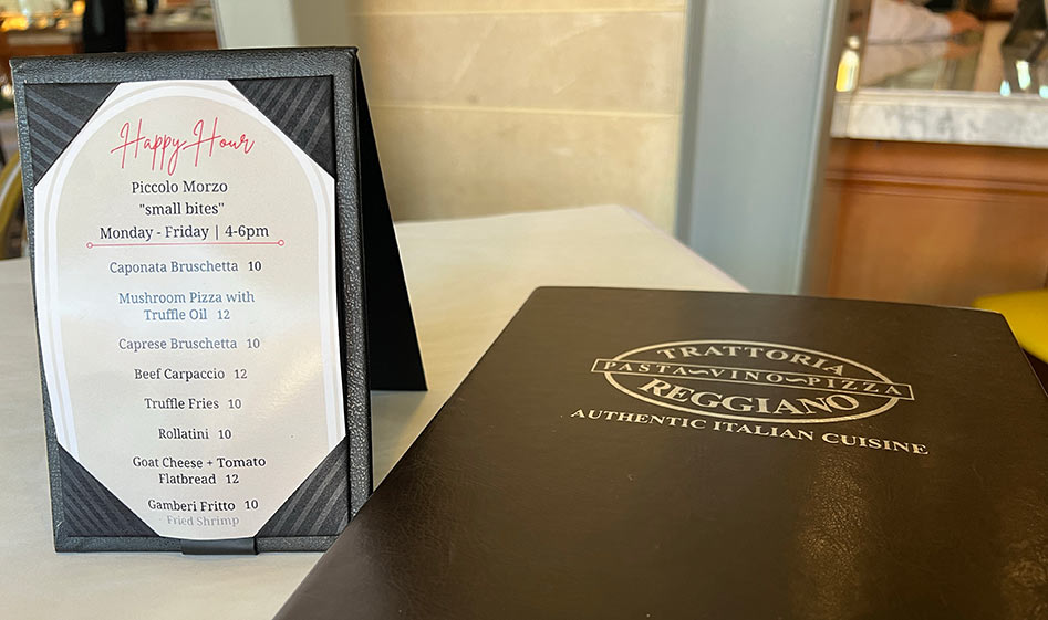 trattoria reggiano menus 3