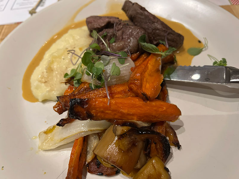 grilled tenderloin entree