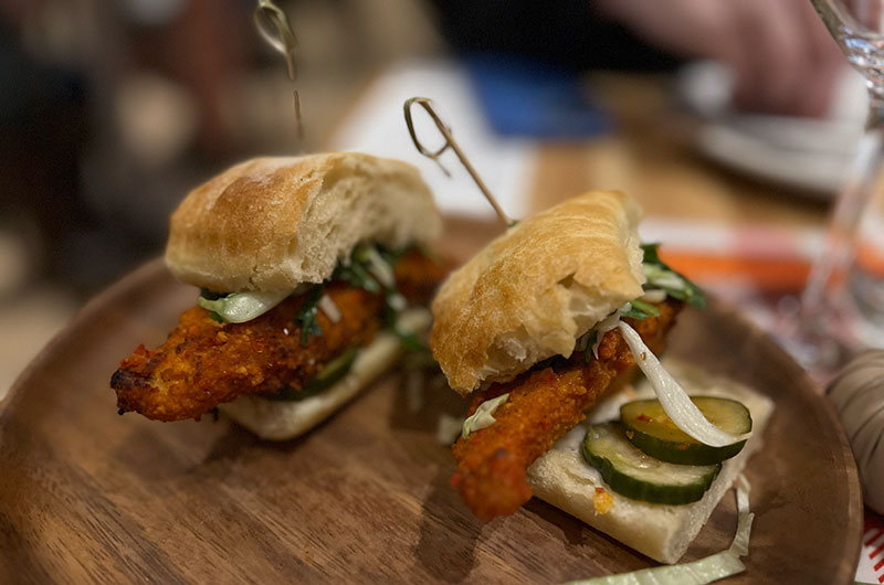 hot chicken sliders