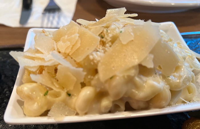 white truffle mac and cheese
